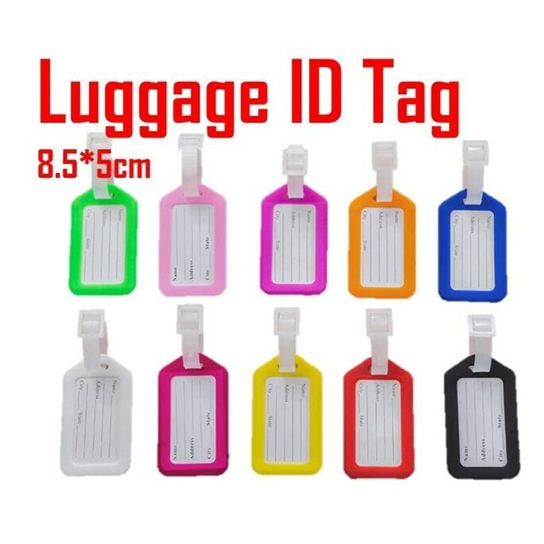 HES Travel Luggage ID Tag Suitcase Tag Carrying case Tag Packet Label Wrap Name, , hi-res