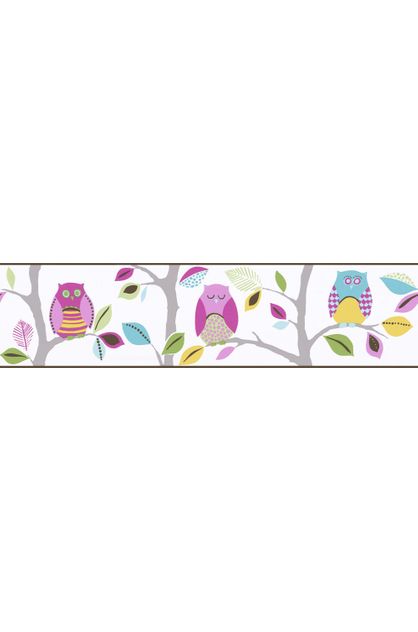 Bright Owls Self Adhesive Wallpaper Border | PriceRightHome Online |  TheMarket New Zealand