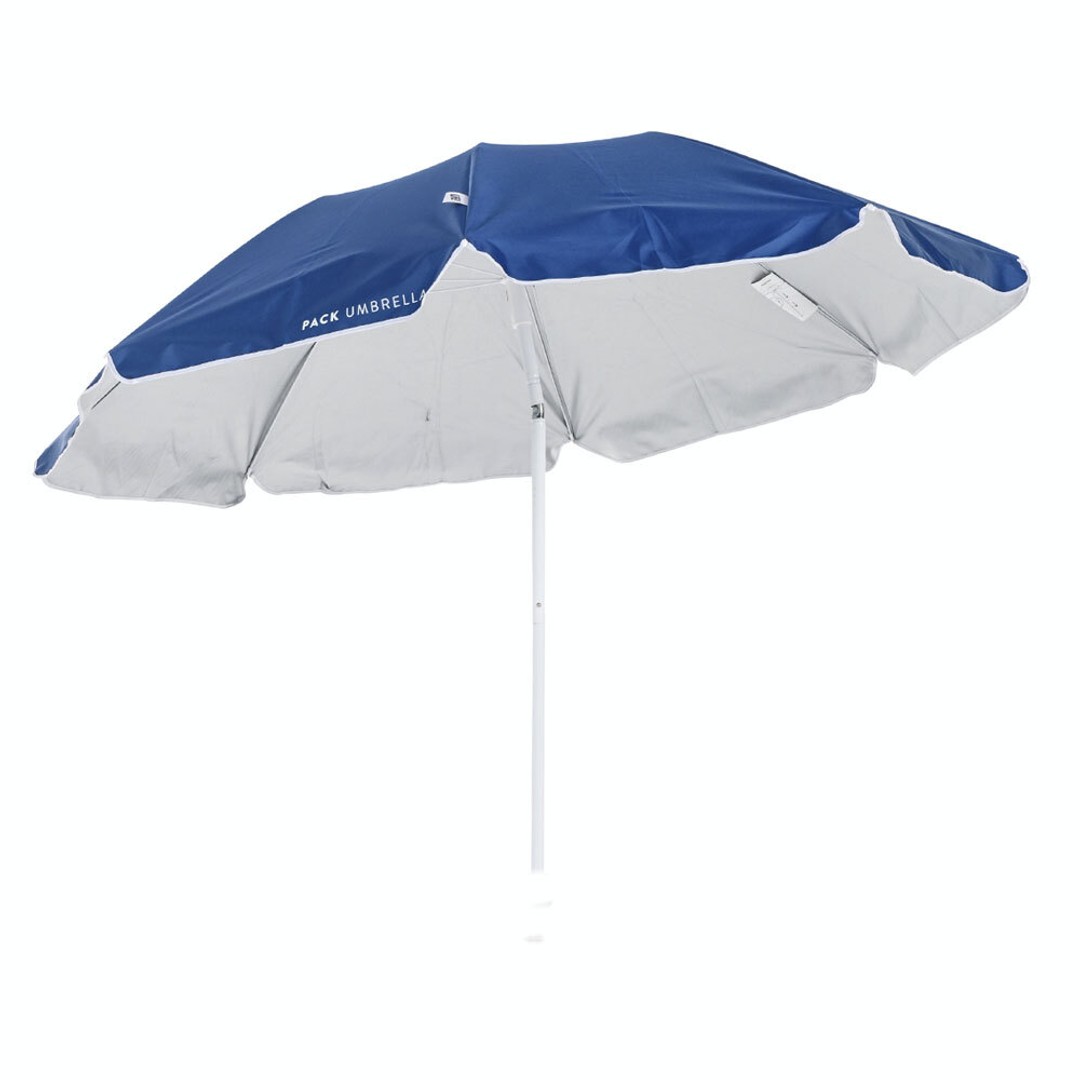 Life! Pack 170x170cm UPF50+ Sun Beach Tiltable Portable Outdoor Umbrella Shelter