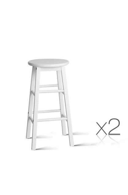 Bar Stools White And Wood 5 S, White Wooden Bar Stools Nz
