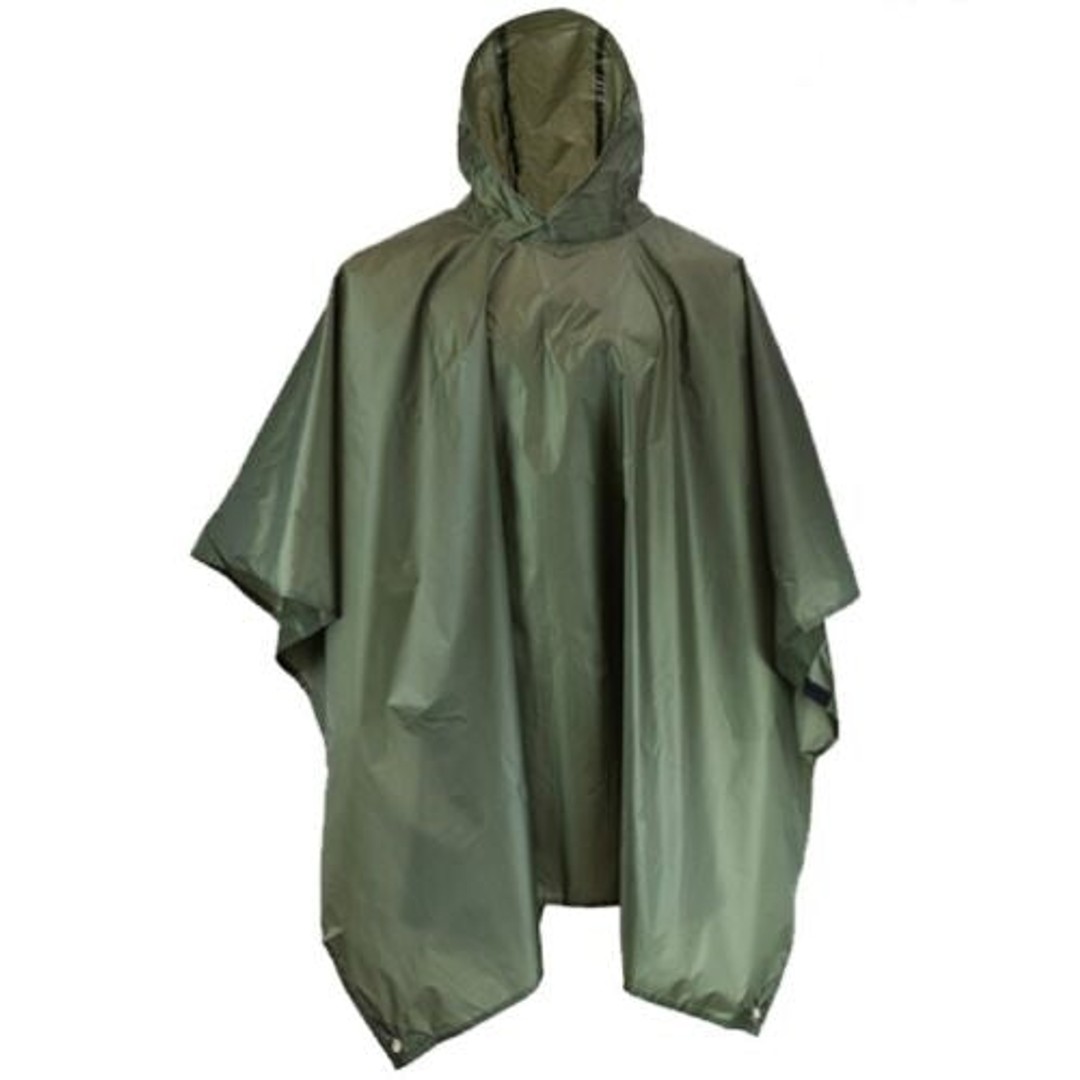 Rain Poncho Hooded Waterproof Raincoat | The Warehouse