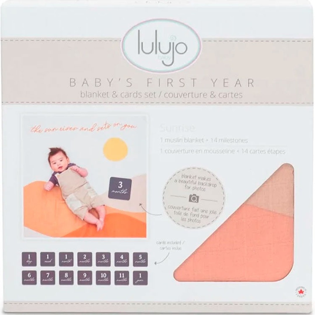 Lulujo | Milestone Blanket and Card Set -