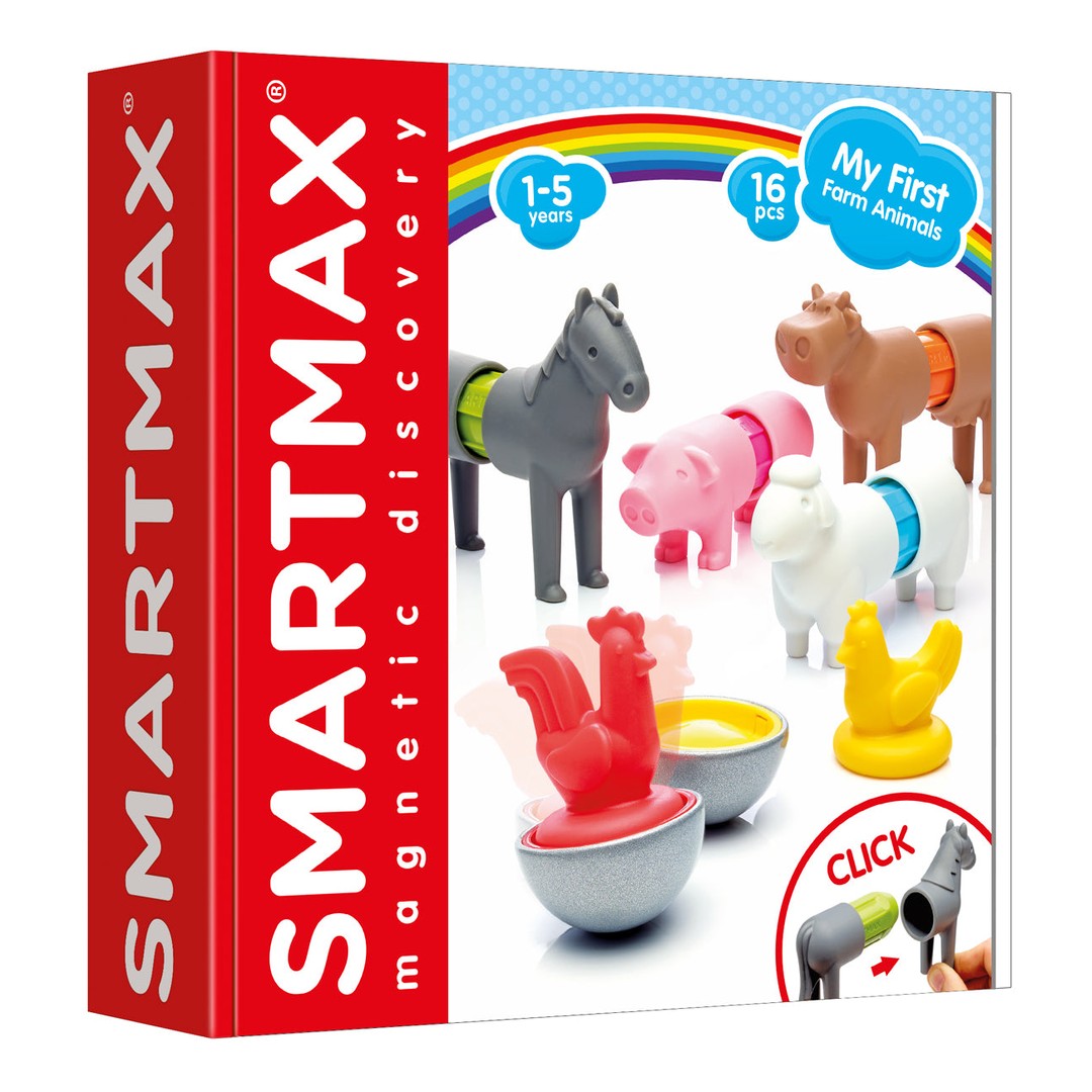 SmartMax SmartMax My Farm Animals - Magnetic Toy Set