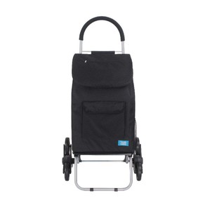 Handy Trolley Foldable 99cm/40L Shopping Grocery Bag w/ Climbing Wheels Black