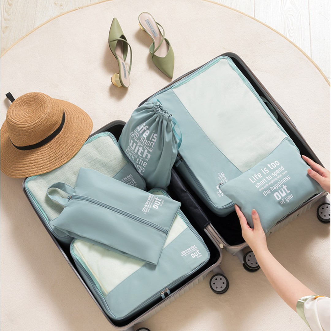 Taylorson Travel Packing Cube & Pouch | Travel Organizer - 6pcs