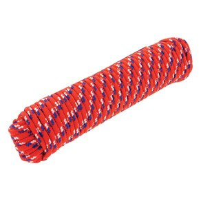 Hulk 4x4 Durable 30m Diamond Braid Poly Rope/Cargo Strap For Camping/Fishing Red