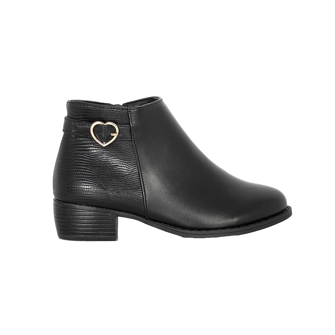 Minnie By Gossip Girl's Zip Up Ankle Boot