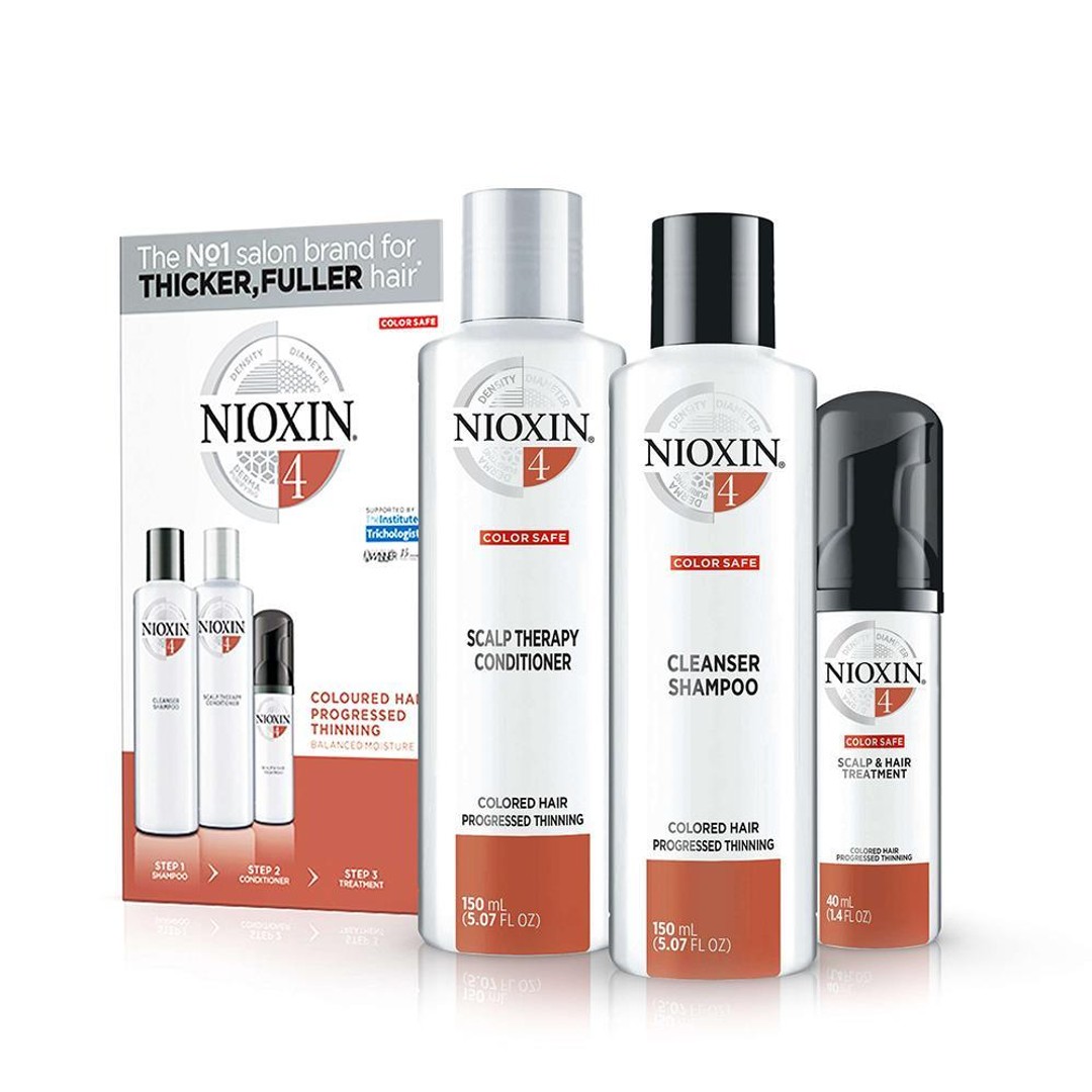 Nioxin System 4 Trial Kit for Coloured Hair with Progressed Thinning