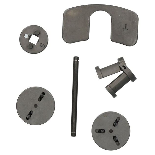 AB Tools-Neilsen 7pc Universal Adjustable Brake Caliper Rewind Tool Kit 2 and 3 Pin Wind Back Kit 