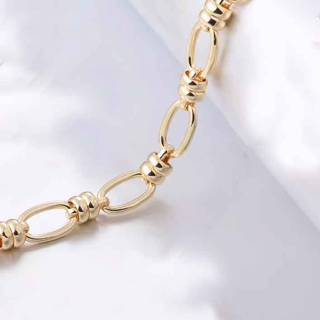 18K Gold Chain - Ideal for Necklace or Bracelet "Ponsonby" (Sold per cm)