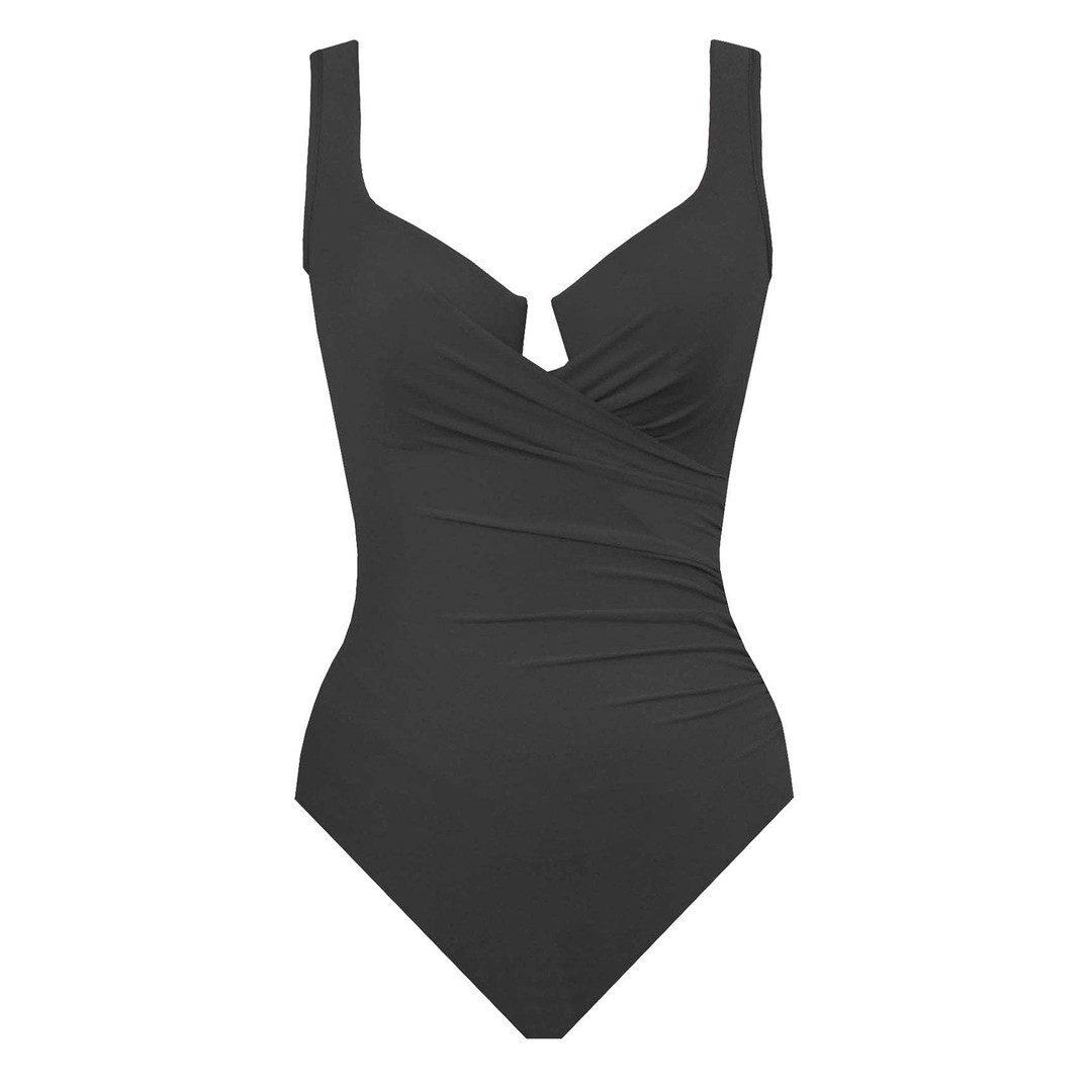 Miraclesuit Swim Women's Must Have Escape Underwired Shaping Swimsuit, Black, hi-res