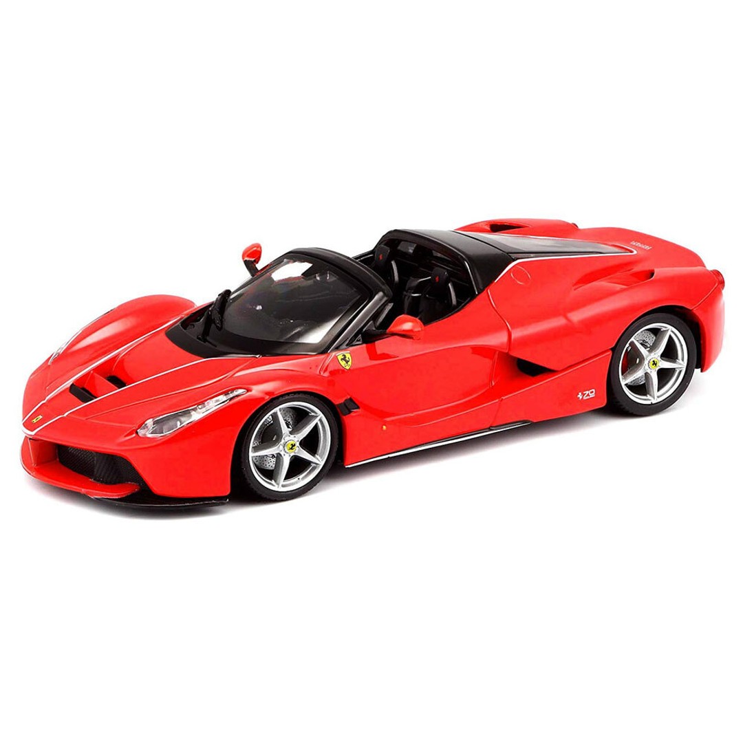 Bburago 1:24 Ferrari Race & Play LaFerrari Aperta Open Roof Car Replica ...