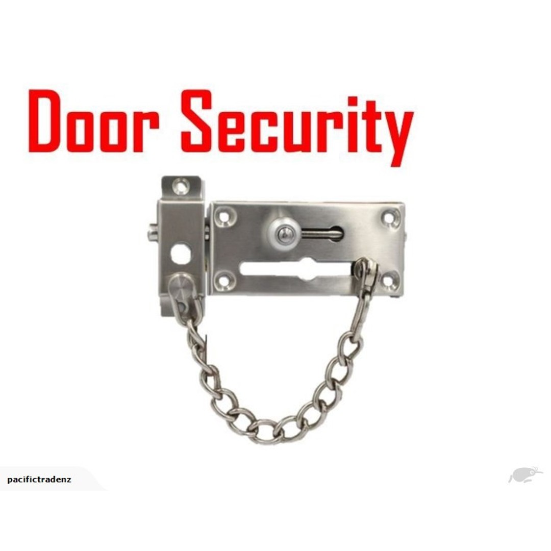 HES Dual Door Lock Safety Chain Security Shaft Home Door Security Door Latch, , hi-res