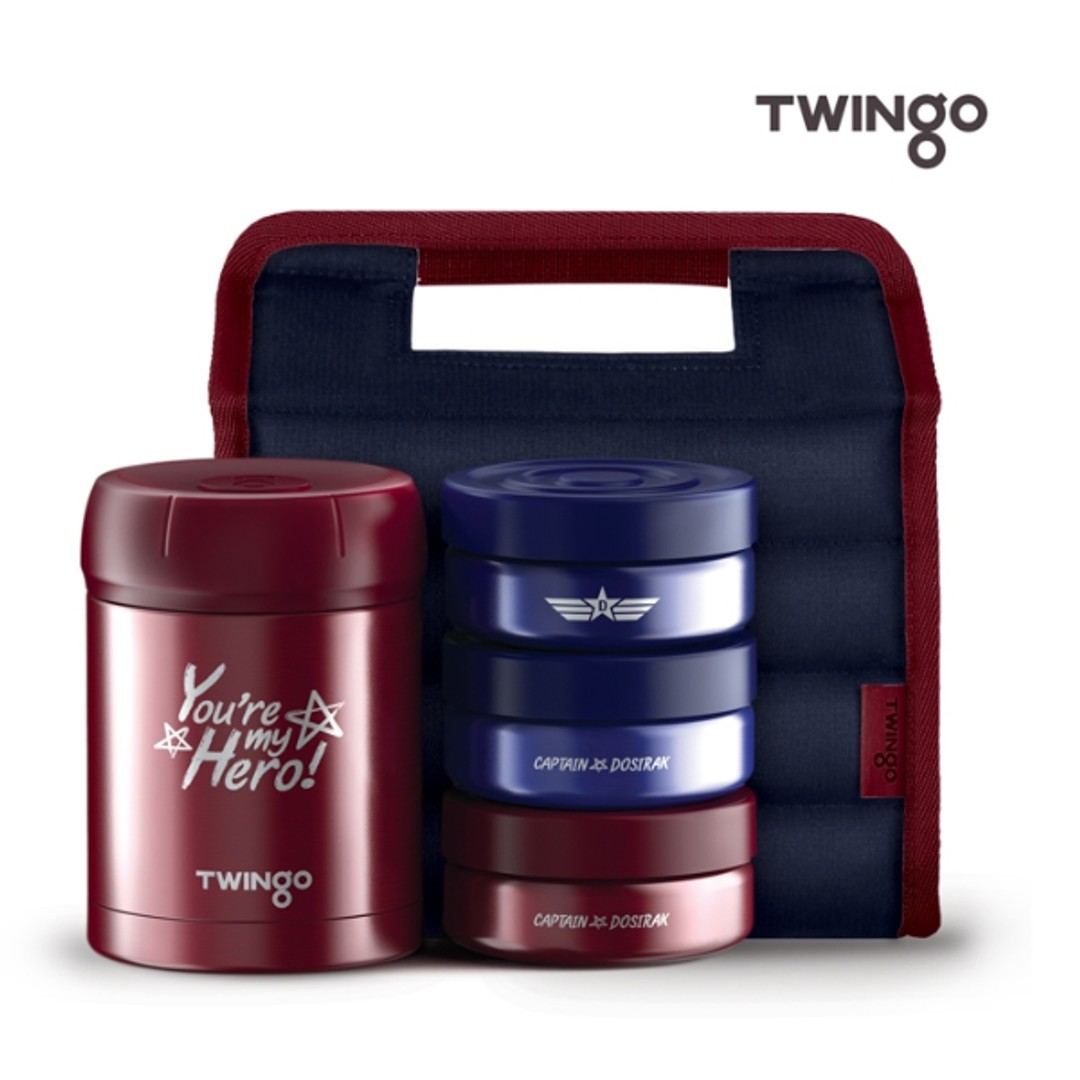 Twingo Captain Lunch Box Set 1140ml