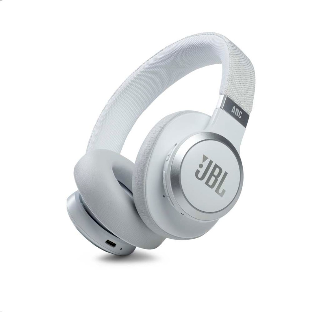 JBL LIVE 660 Bluetooth Noise Cancelling Headphones - White