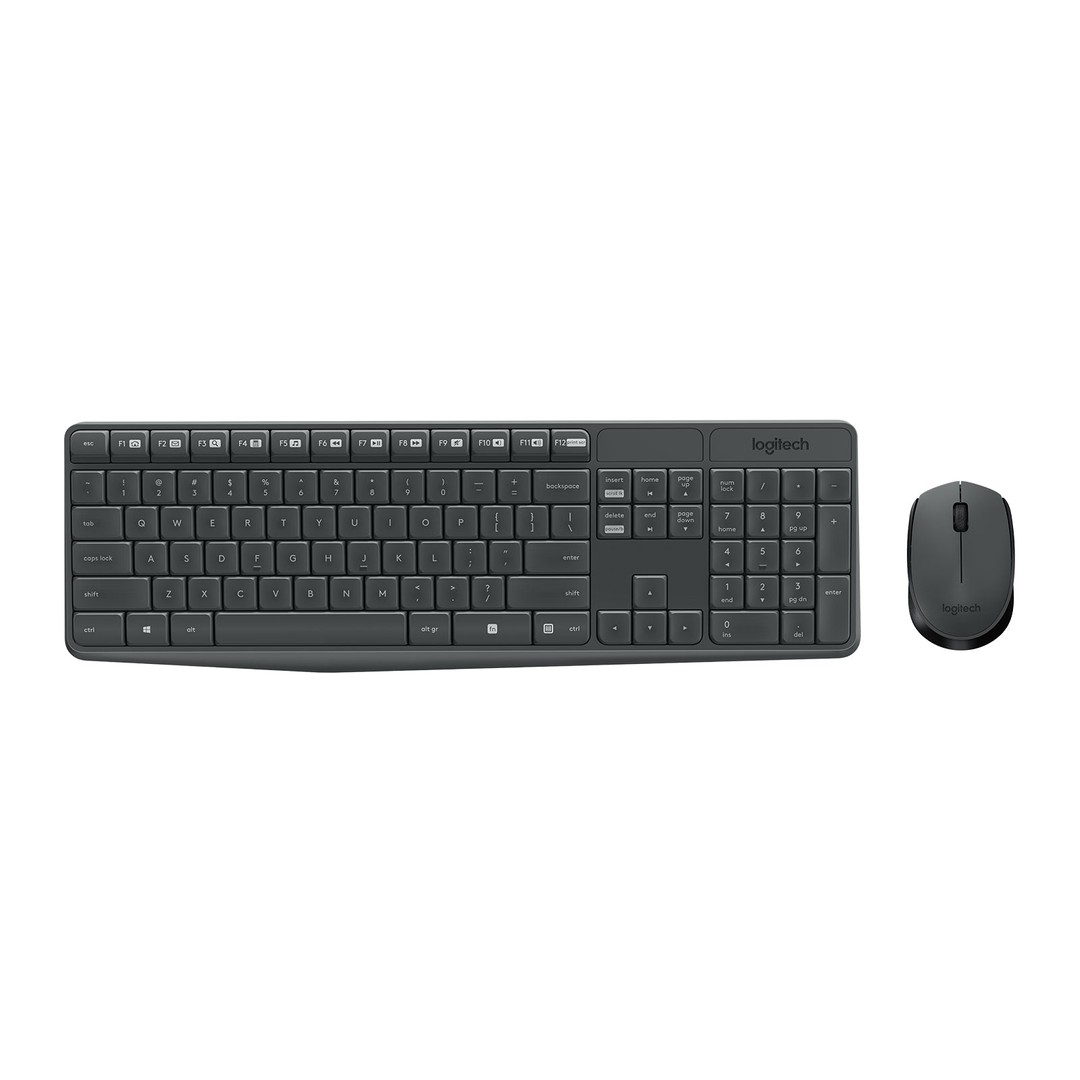 Logitech MK235 keyboard RF Wireless English Grey 920-007937