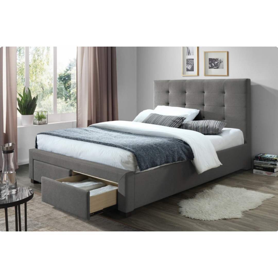 Online8 Rhodes Bed Frame with Storage - Queen