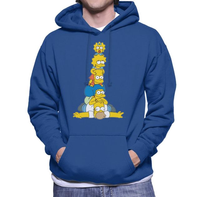 The Simpsons Mens Family Stack Hoodie