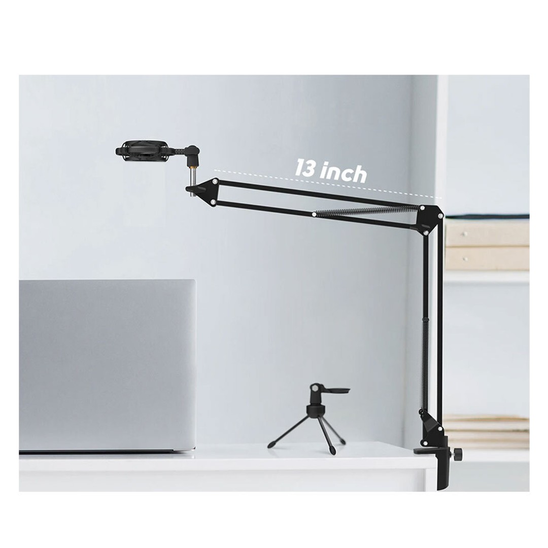 Fifine USB Desk Arm Studio Condenser Microphone /Broadcast/Voice/Podcast/Gaming, , hi-res