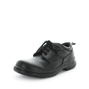 Wilde School Justice Leather Flats Boys Padded Dress Shoes
