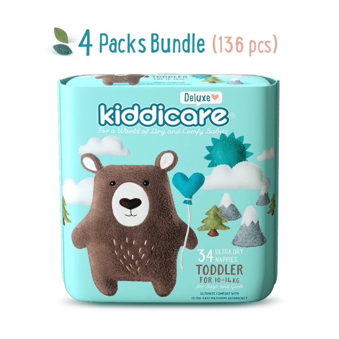 kiddicare Kiddicare Deluxe Toddler Unisex Nappies 64's