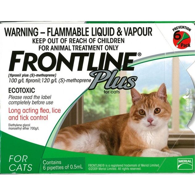 Bravecto Plus Flea, Tick & Worm Spot On Treatment for Cats (2.8kg 6