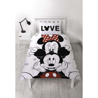 Minnie And Mickey Beyond Panel Duvet Set Disney Online