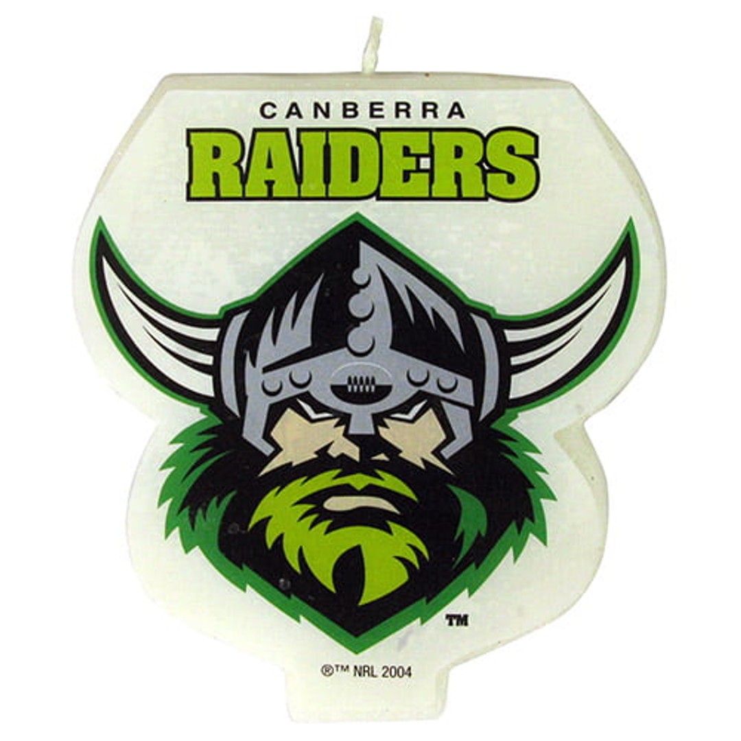Canberra Raiders NRL Team Logo Birthday Candle