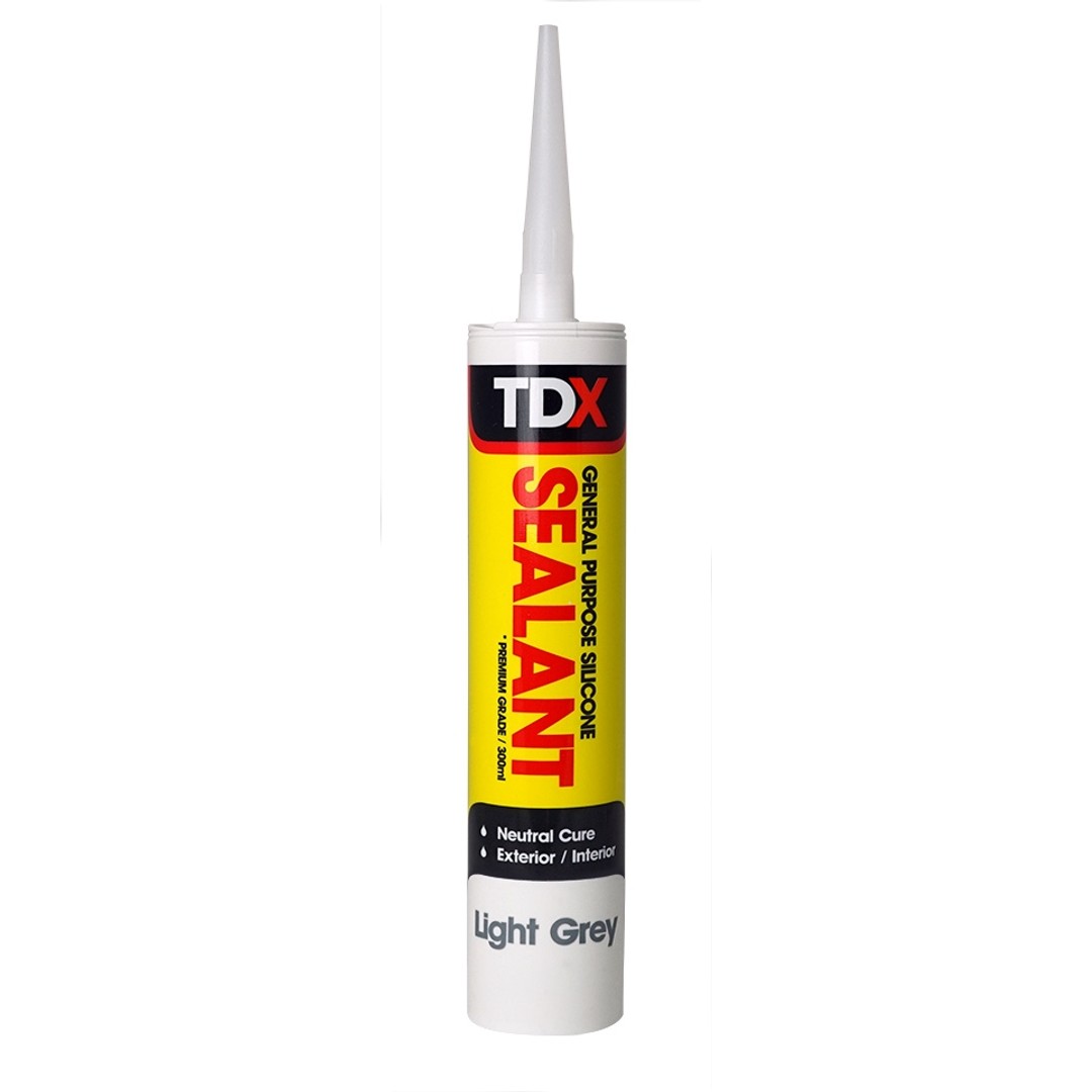 TDX General Purpose Silicone Sealant - Light Grey