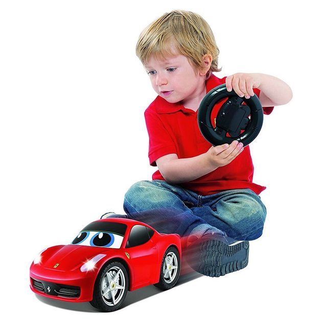 BB Junior Ferrari My First RC 458 Italia Car w/Sounds/Lights Kid/Toddler Toy 2y+ 