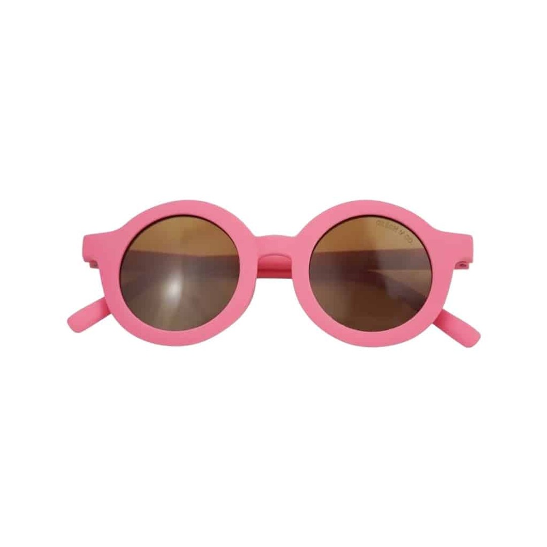 Grech & Co New Round Kids Sunglasses - Bubble Gum