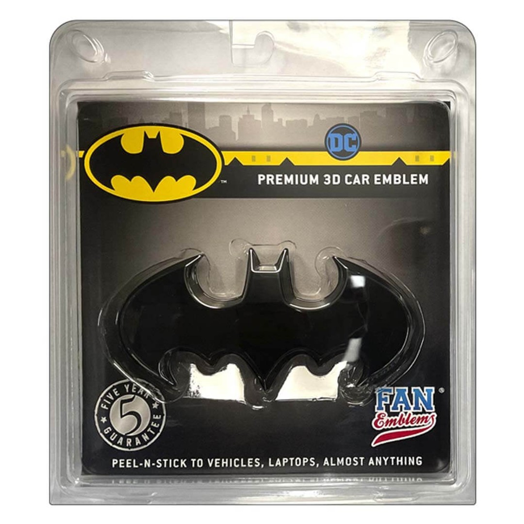 Fan Emblems - DC: Batman 3D Batwing Decal (Black)