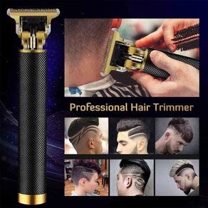 Cordless Hair Clippers Trimmer Shaving Machine-Black