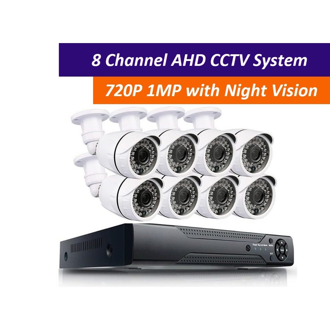 Security Camera System 8 Camera