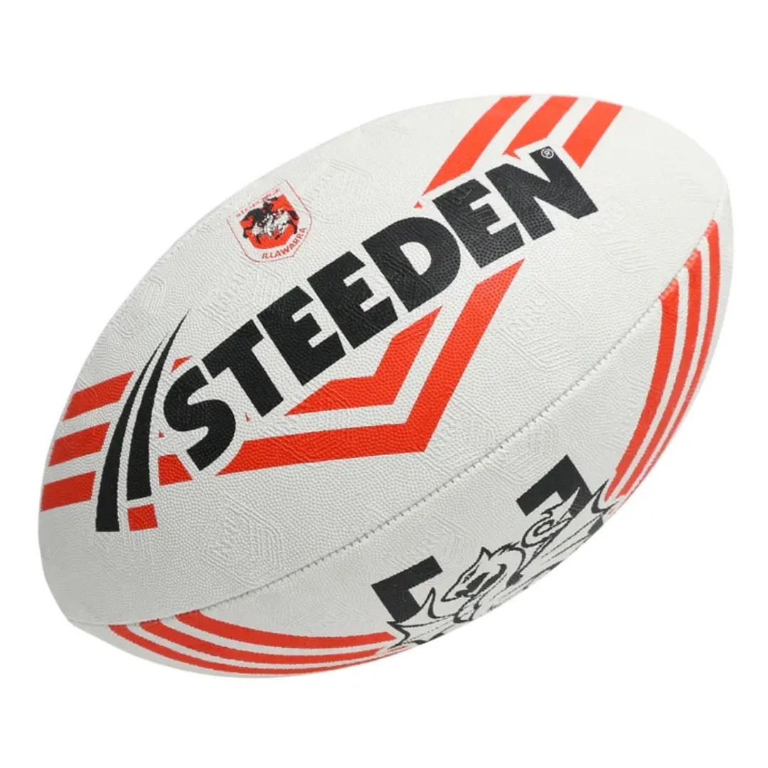 St George Illawarra Dragons NRL Football Steeden Supporter Ball Size 11" inch Footy