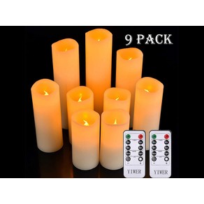 Flameless Candles Battery Operated with remote