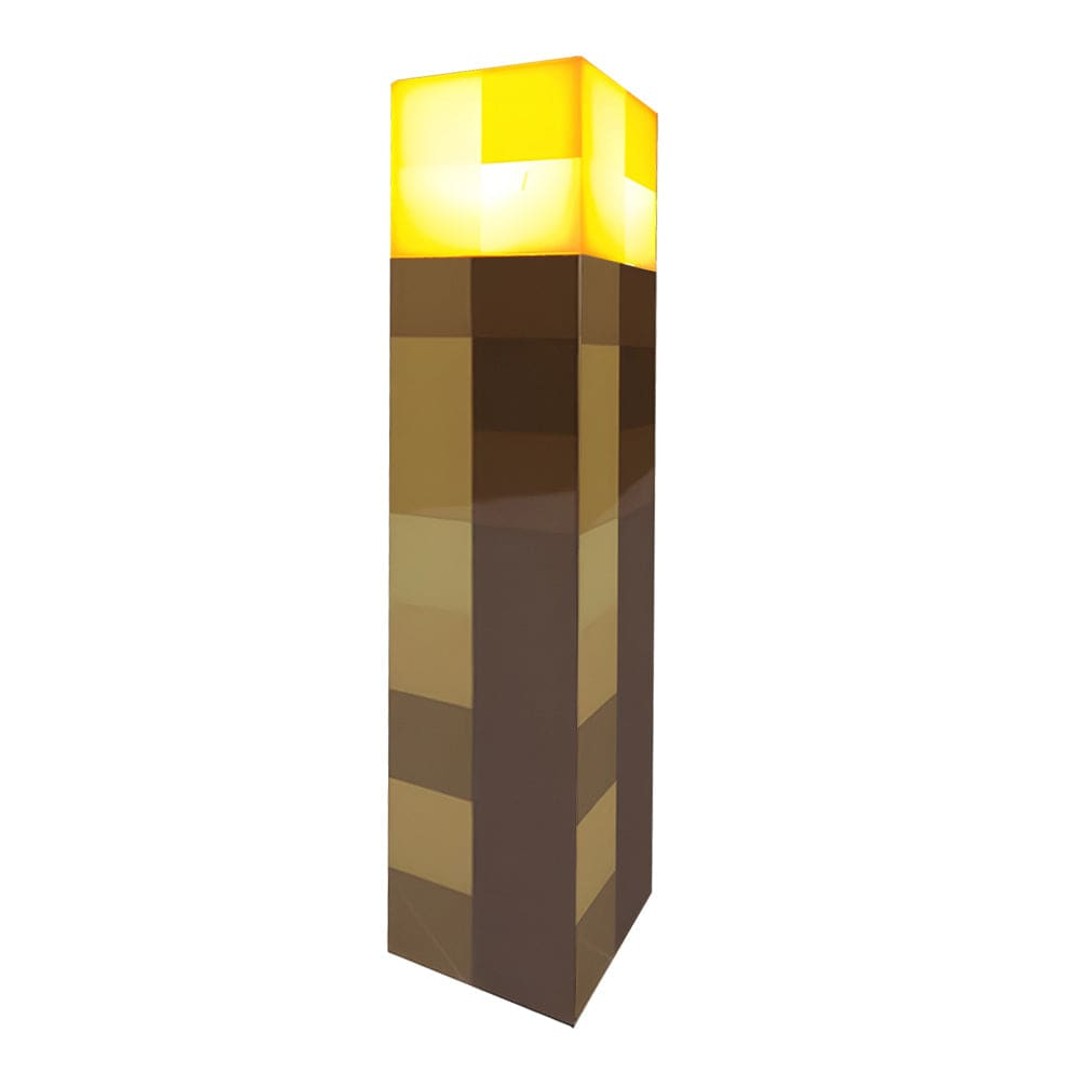 Vibe Geeks Usb Rechargeable Minecraft Themed Led Torch Night Light