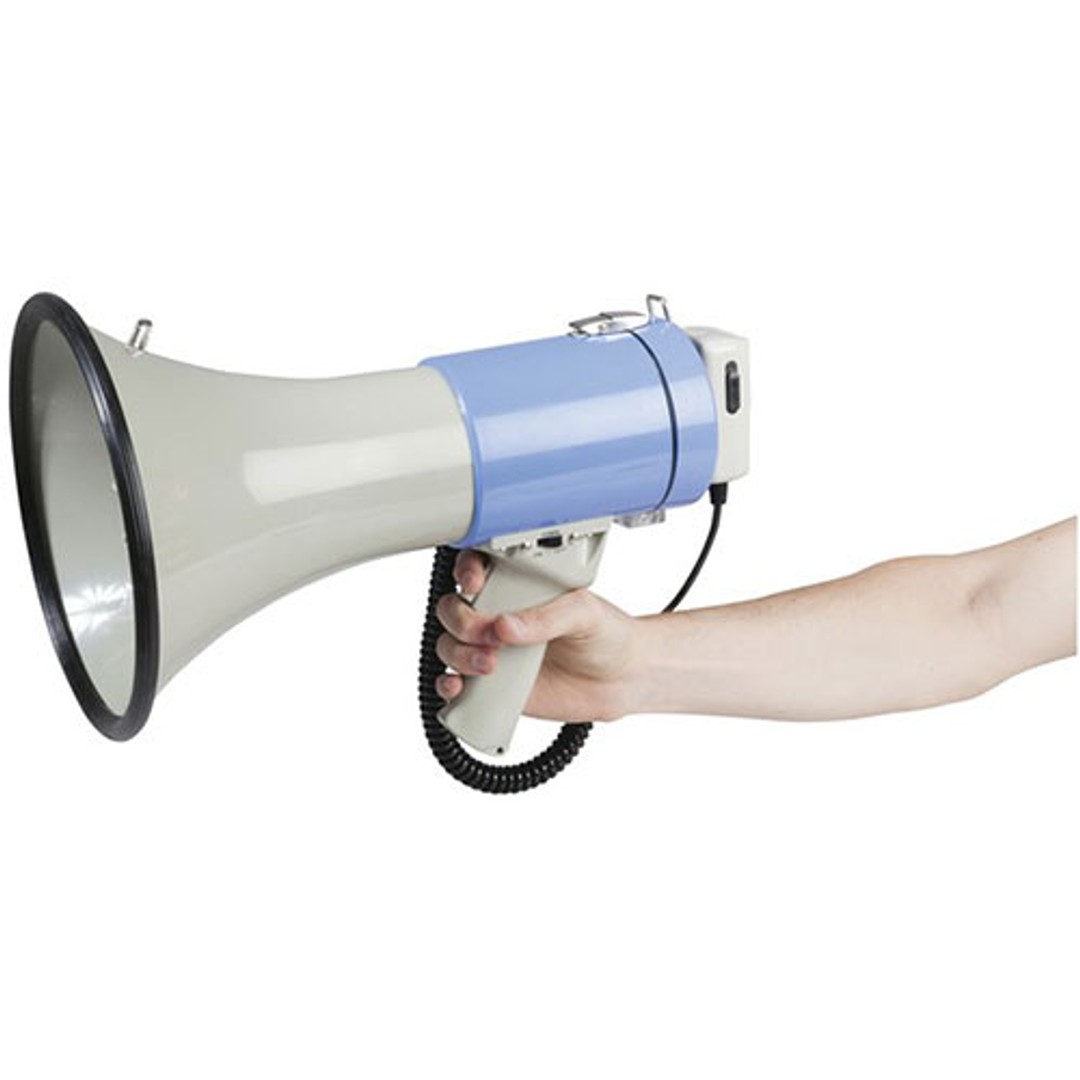 Compact Megaphone PA with Siren - 25W RMS, , hi-res