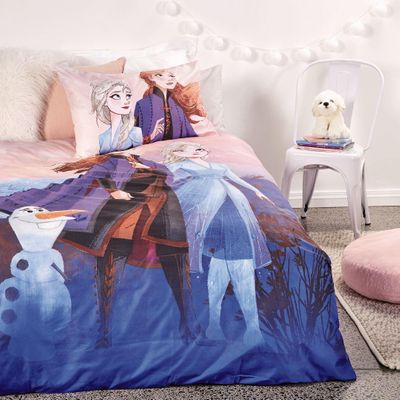 Frozen Duvet Cover Set Destiny Multi Coloured King Single The
