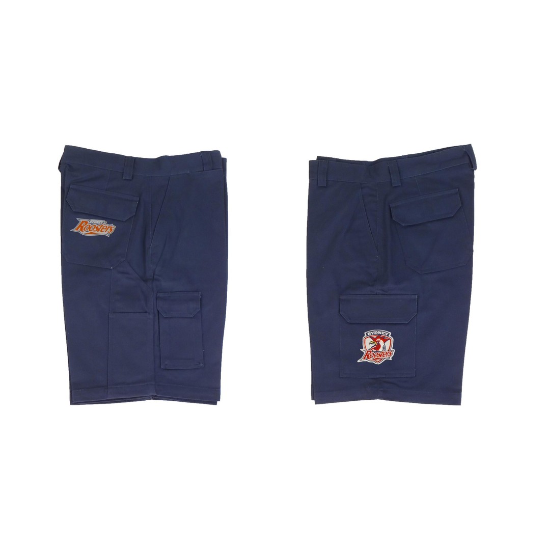 Sydney Roosters NRL Cargo Work Shorts - Short Pants Navy