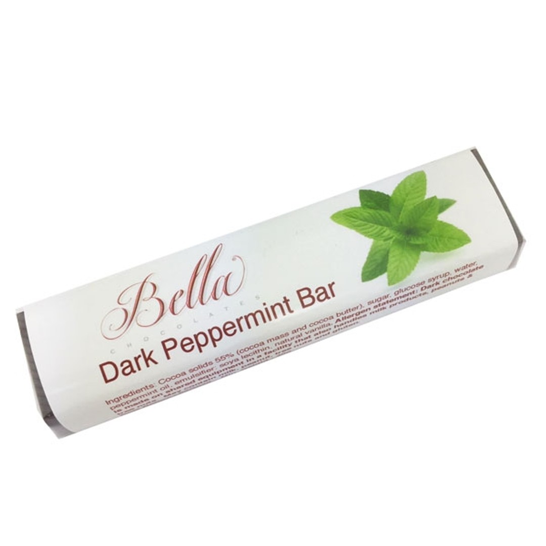 Bella Dark Chocolate Bar - Peppermint
