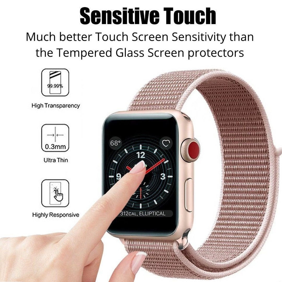 Samsung Watch 40mm Screen Protector | 3D Hybrid Glass Full Coverage (For Series 4/5), , hi-res