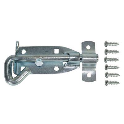 Ab Tools 6 Galvanised Padbolt Gates Garages Shed Doors Latch Lock Screws Padlock