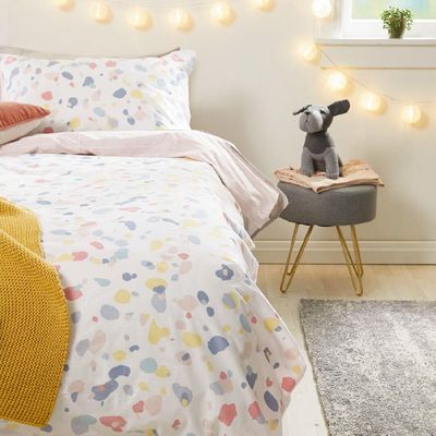 Living Co Kids Duvet Cover Set Terazzo The Warehouse Online