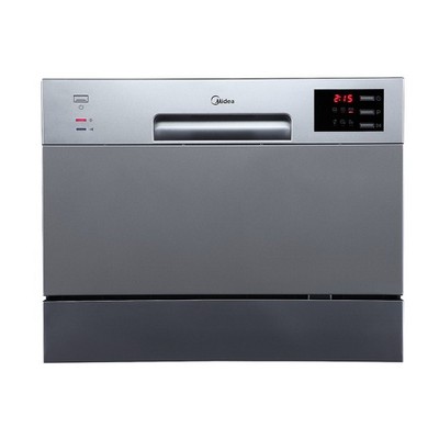 Midea 6 Place Setting Bench Top Dishwasher Stainless Steel Midea