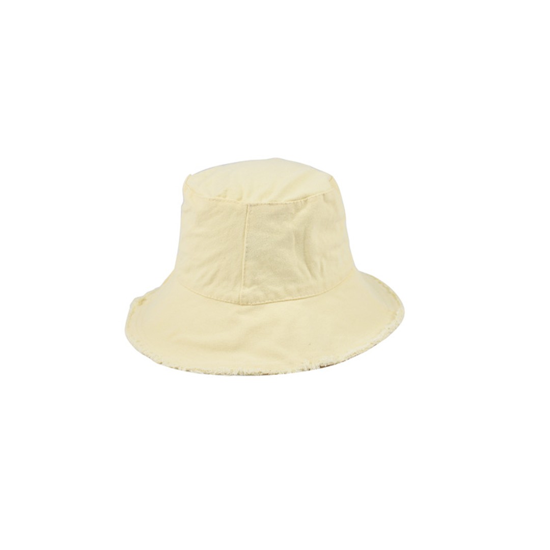 Electric Pukeko Fleur Bucket Hat Cream