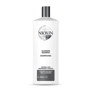 Nioxin System 2 Cleanser Shampoo for Natural Hair with Progressed Thinning