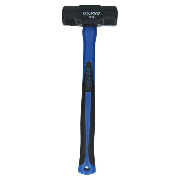 Lump Hammer Wooden Handle Shaft 2.2lbs 1 KG Double Face Sledge 