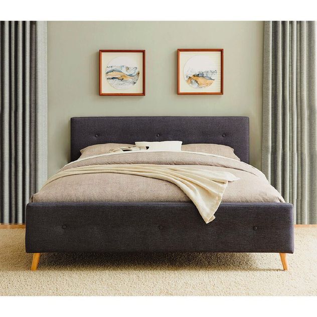 Charcoal Grey Bed Frame 32 S, Charcoal Grey Queen Bed Frame