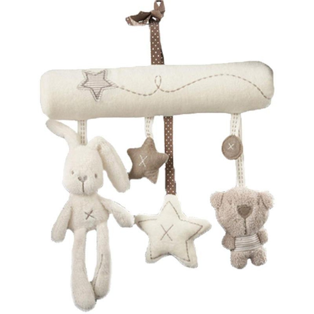 Taylorson Baby Stroller Toys | Baby Cot Hanging Mobile - Bunny & Bear